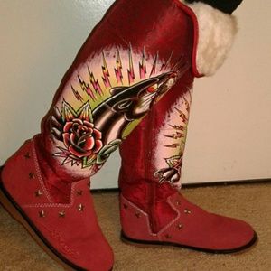 Authentic Ed Hardy Boots